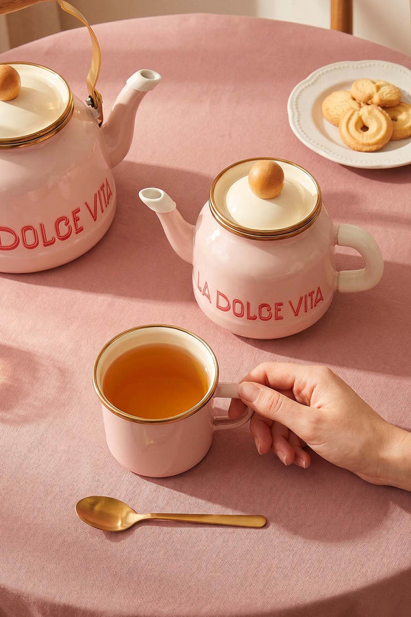 Dolce Vita Enamel Teapot Set