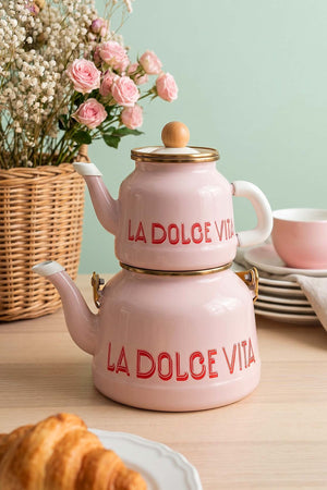 Dolce Vita Enamel Teapot Set