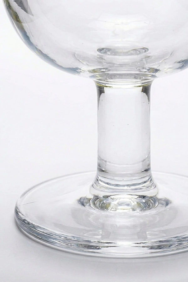 Linda Lemon Pattern 2-Piece Glass Goblet Set