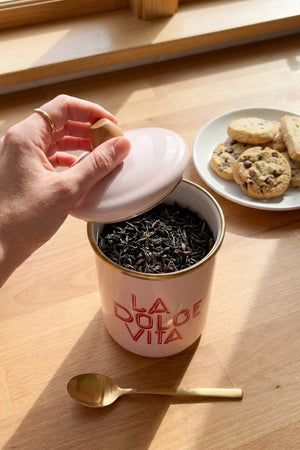 Dolce Vita Large Enamel Storage Jar