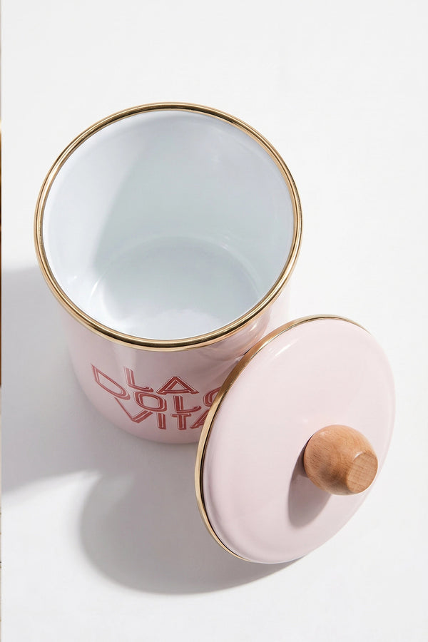 Dolce Vita Large Enamel Storage Jar