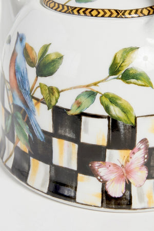 Paradise Porcelain Teapot with Woven Handle