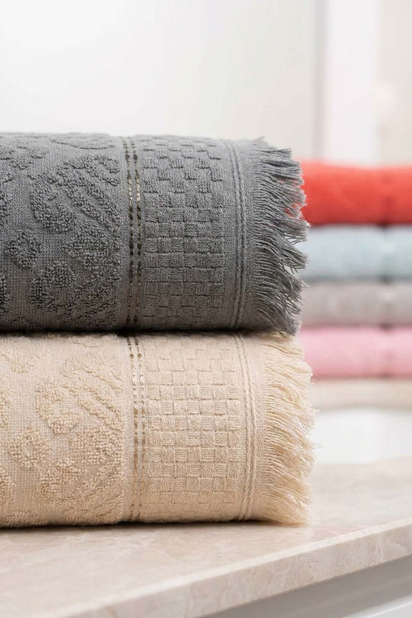 Agora 12-Piece 100% Cotton Towel Set 50x80 cm