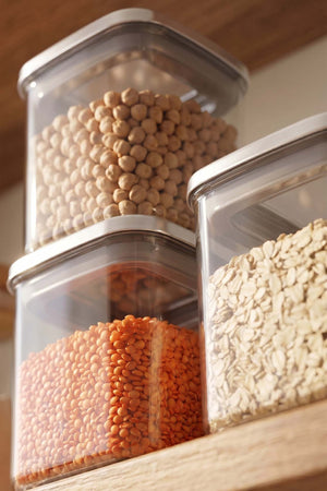 Silver Vacuum Airtight 3-Piece Food Storage Container Set – 700 Ml