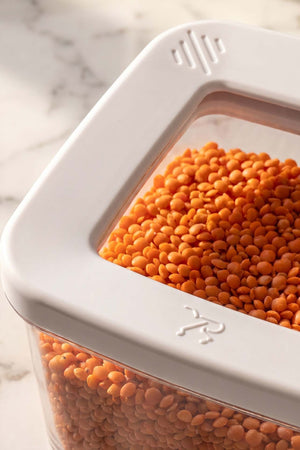 White Vacuum Airtight 3-Piece Food Storage Container Set – 700 Ml