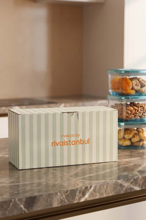 Blue Vacuum Airtight 3-Piece Food Storage Container Set – 500 Ml