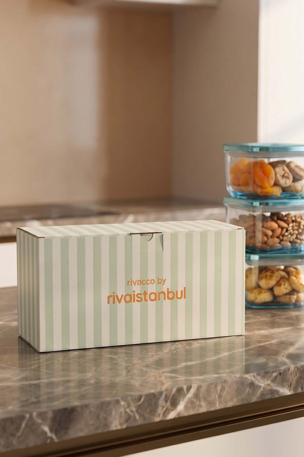 Blue Vacuum Airtight 3-Piece Food Storage Container Set – 500 Ml