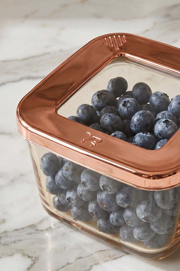 Rose Vacuum Airtight 3-Piece Food Storage Container Set – 500 Ml