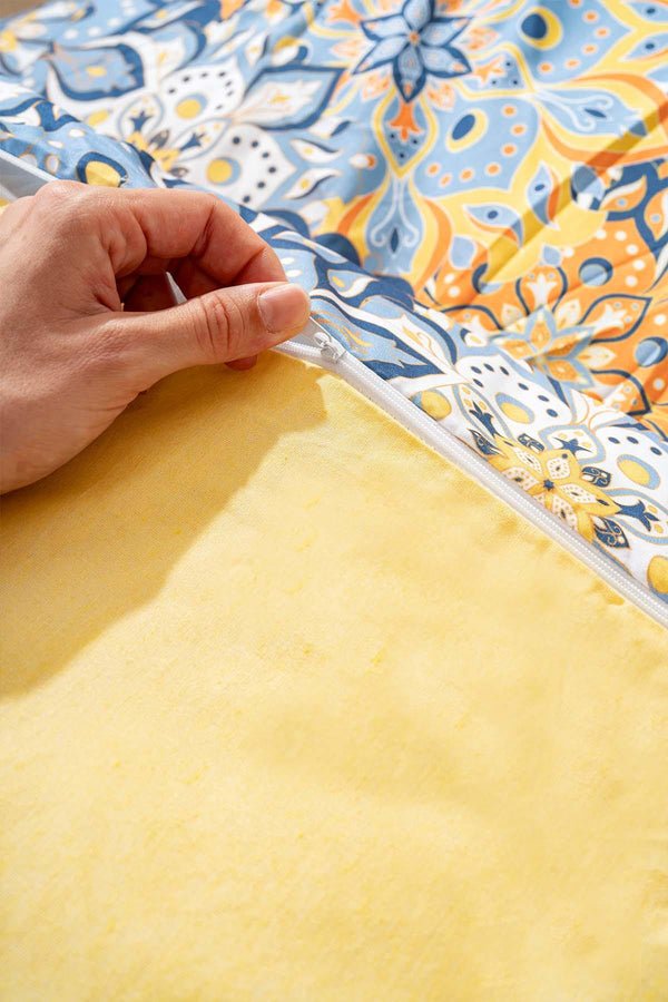 Mandala Single Duvet Cover Set – Cotton