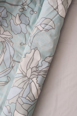Mint Liora Ranforce Double Duvet Cover Set 4-Piece