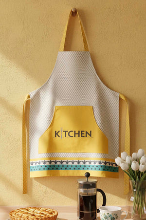 Safran Luxe Liquid-Resistant Kitchen Apron