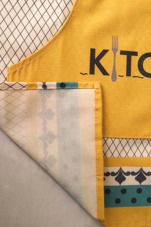 Safran Luxe Liquid-Resistant Kitchen Apron