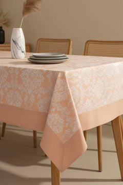 Damascus Cappuccino Tablecloth 160x220 cm