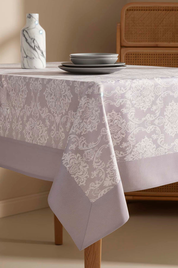 Damascus Grey Tablecloth 160x220 cm
