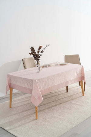 Damascus Powder Pink Tablecloth 160x220 cm
