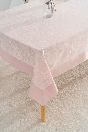 Damascus Powder Pink Tablecloth 160x220 cm