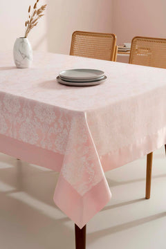 Damascus Powder Pink Tablecloth 160x220 cm