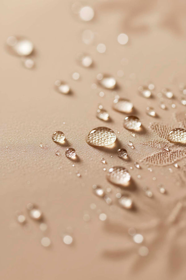 Jumbo Cappuccino Jacquard Tablecloth – Liquid Repellent, Stain Resistant, 100% Polyester, 160x220 cm