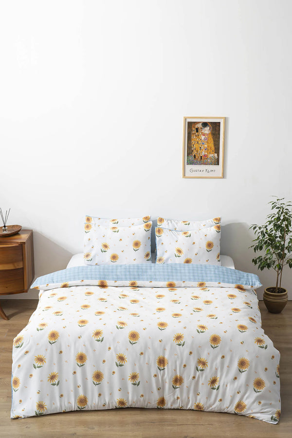 Sunflower Outlet Double Duvet Cover Set – Cotton