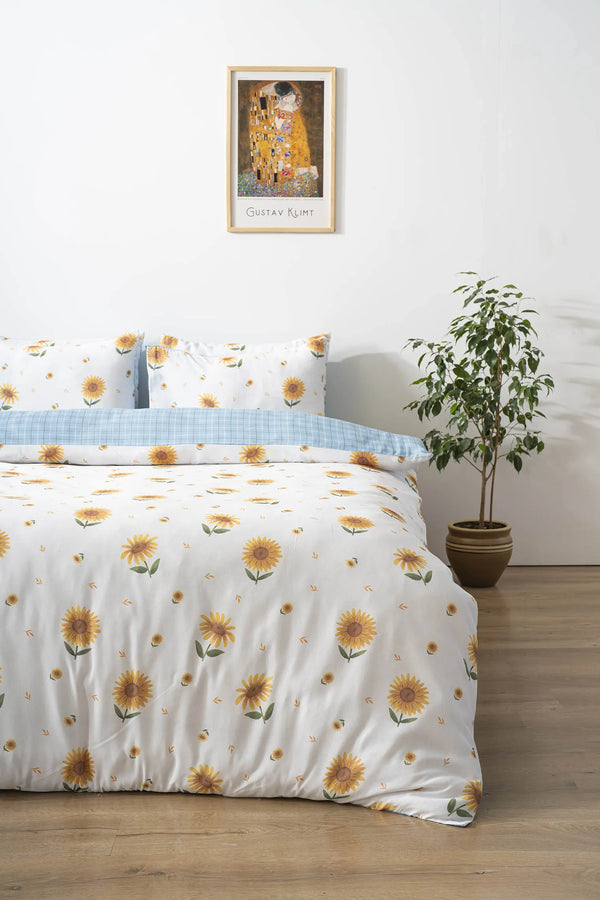 Sunflower Outlet Double Duvet Cover Set – Cotton