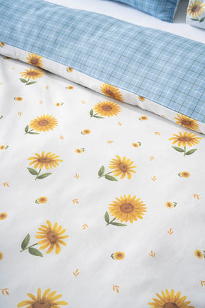Sunflower Outlet Double Duvet Cover Set – Cotton