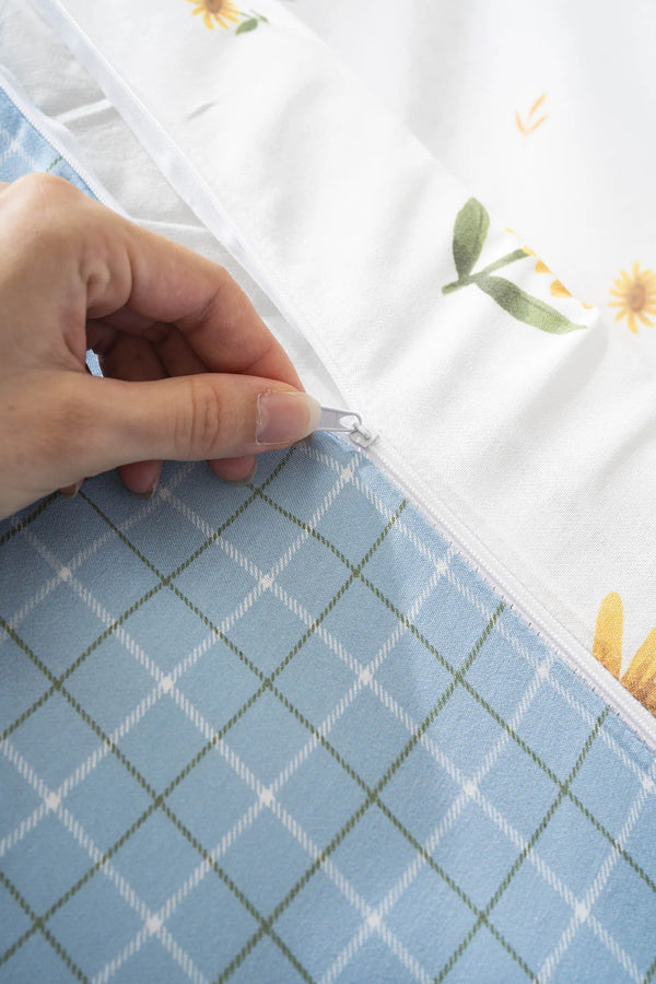 Sunflower Outlet Double Duvet Cover Set – Cotton