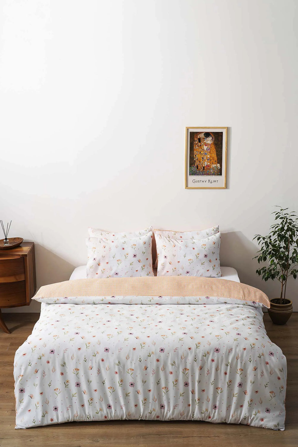Soft Floral Outlet Double Duvet Cover Set – Cotton
