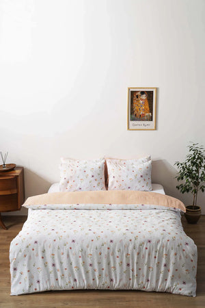 Soft Floral Outlet Double Duvet Cover Set – Cotton