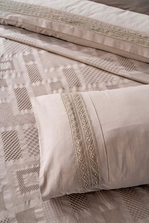 Freya Vizon Lace Double Bed Duvet Cover Set – 7 Piece Bridal Set