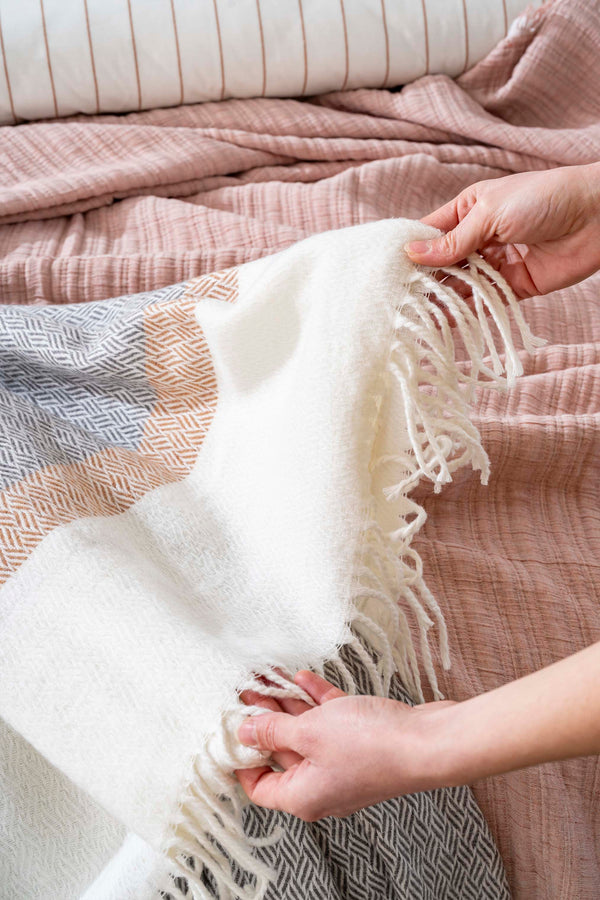 Effect Pudra Double Bedspread with Duvet Cover - 8 Piece Bridal Set