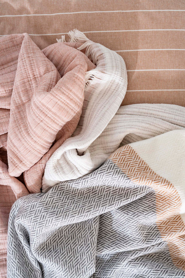 Effect Pudra Double Bedspread with Duvet Cover - 8 Piece Bridal Set