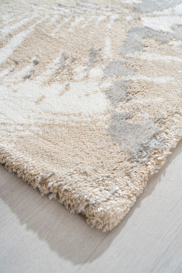 Felix Ecru 2-Piece Washable Bath Mat Set – Soft & Absorbent, 60x100 cm / 50x60 cm