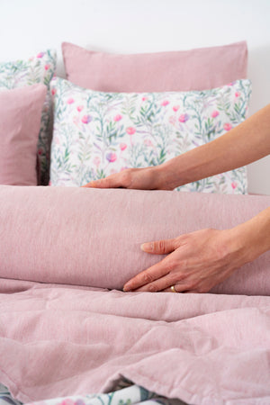 Cherie Double 7-Piece Bridal/Quilt Set – Polycotton Duvet Cover, Bedspread & Sheet Set, King/Cal-King Size