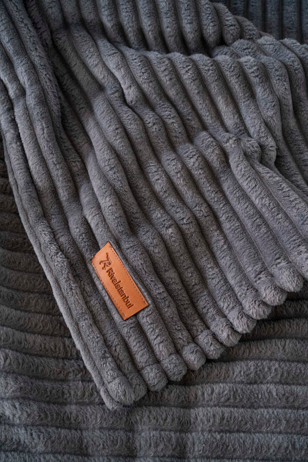 Anthracite Gloria Wellsoft Single Blanket