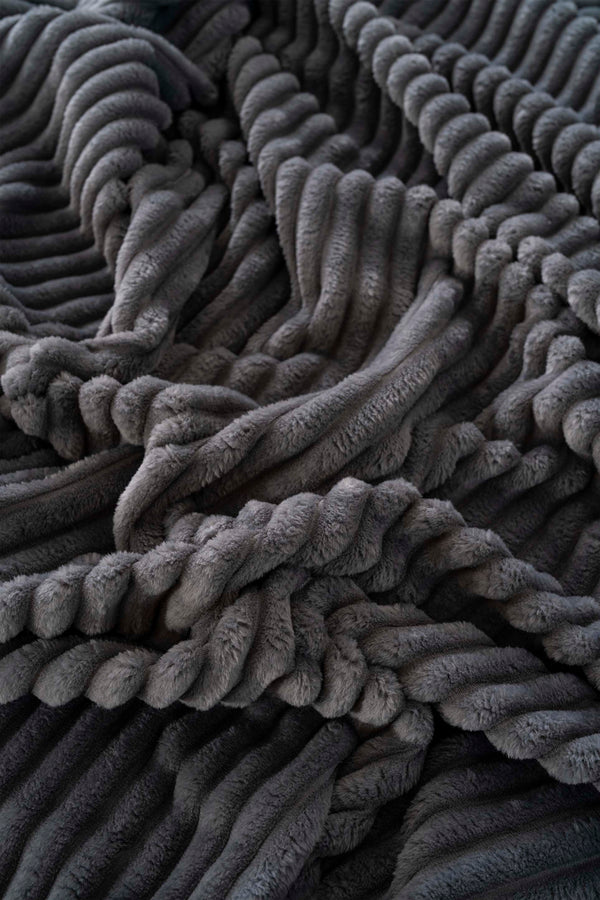 Anthracite Gloria Wellsoft Double Blanket