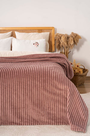 Rose Gloria Wellsoft Double Blanket