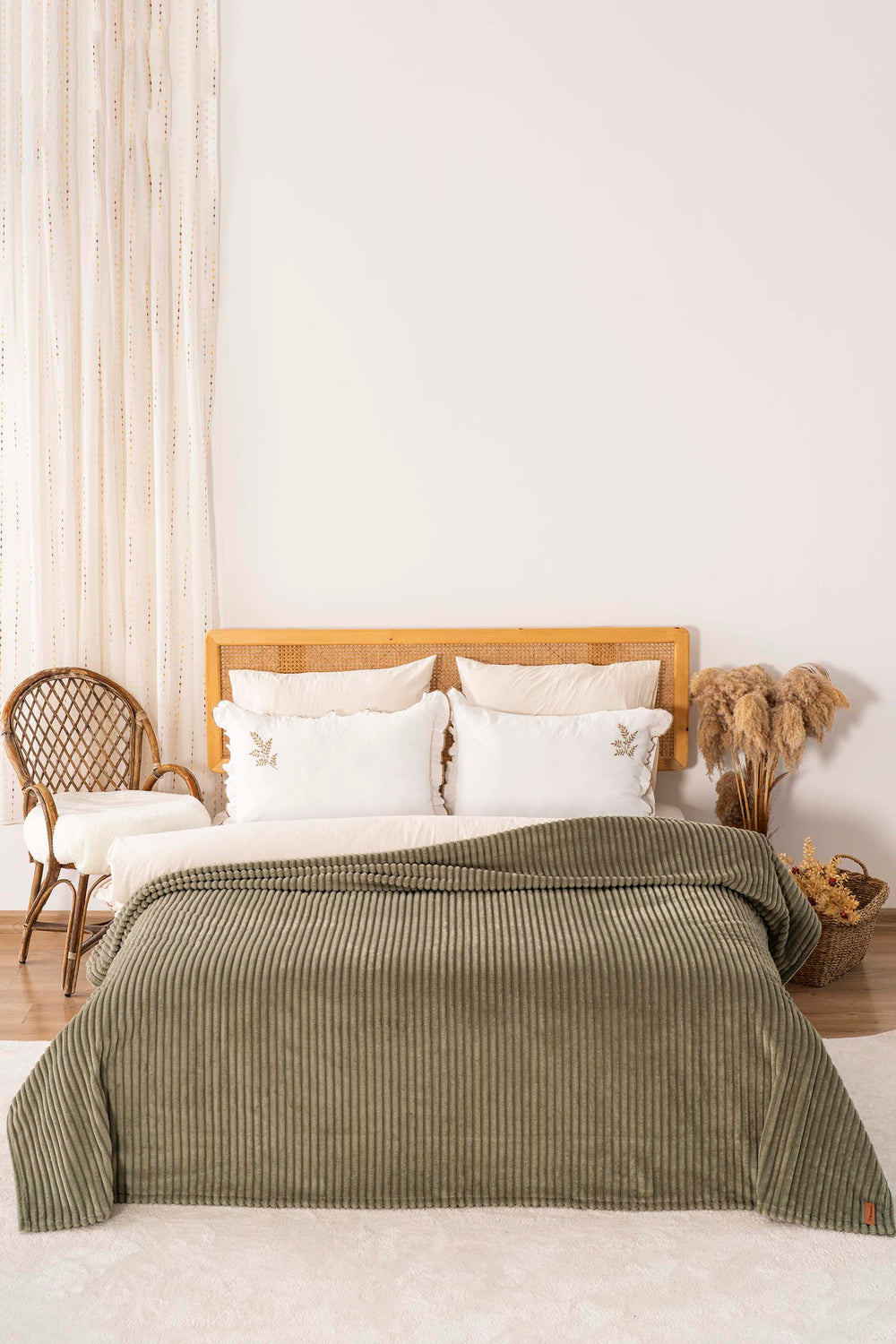 Khaki Gloria Wellsoft Single Blanket