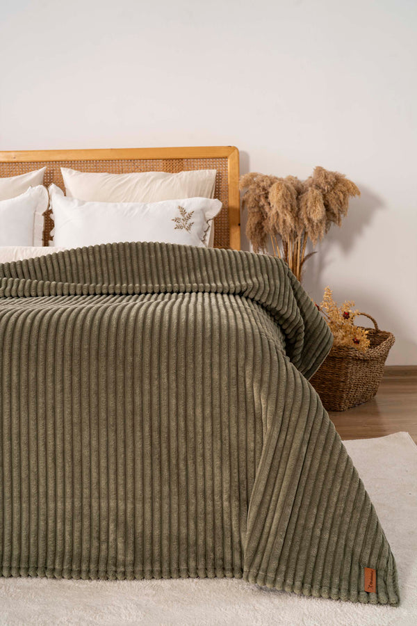 Khaki Gloria Wellsoft Single Blanket