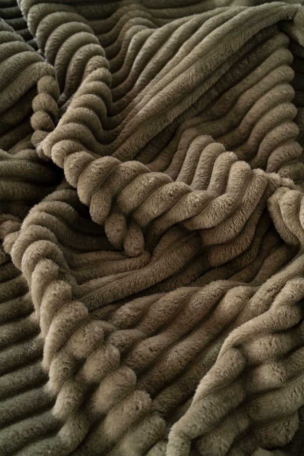 Khaki Gloria Wellsoft Single Blanket