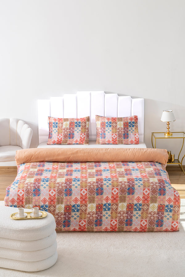Ethra Double Duvet Cover Set Cotton