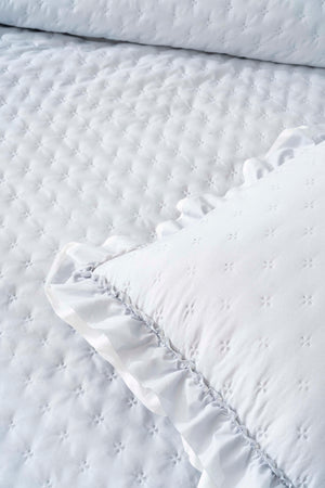 Hola Gray Double Bedspread Set 3 Pieces Sleep & Dowry Set