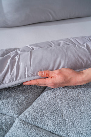 Gray Loura Double-Sided Luxury Wellsoft Duvet for Double Bed 195x215 cm