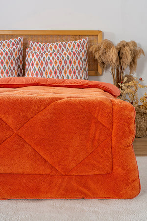 Terracotta Loura Single-Sided Double-Sided Luxury Wellsoft Quilt 155x215 cm