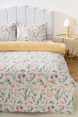 Botanical Single Duvet Cover Set – Cotton