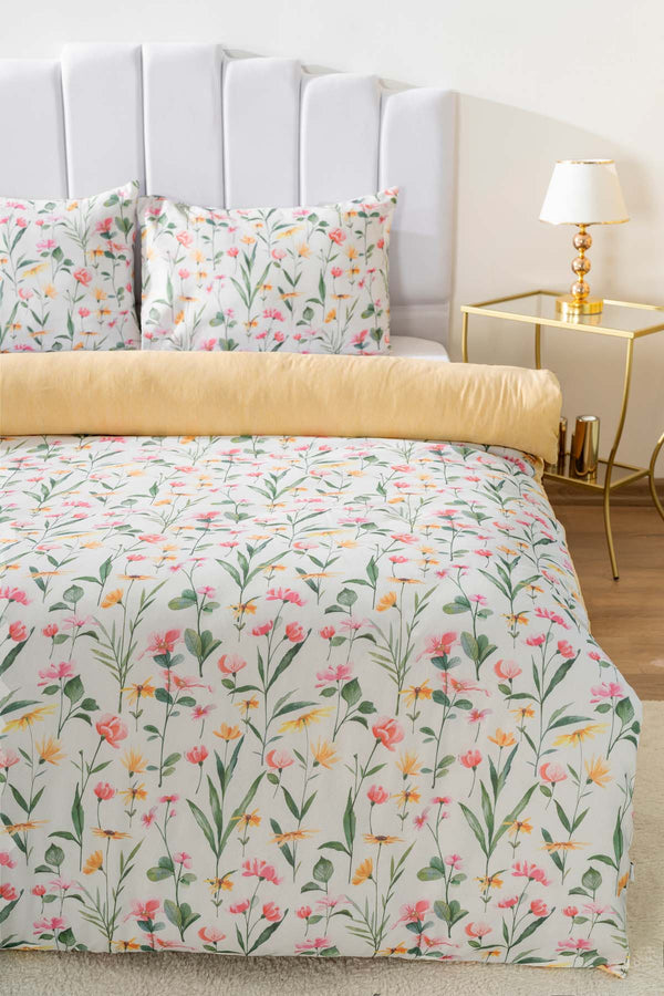 Botanical Single Duvet Cover Set – Cotton