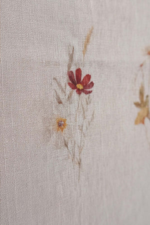 Floral Patterned 100% Cotton Tablecloth 140x200 cm
