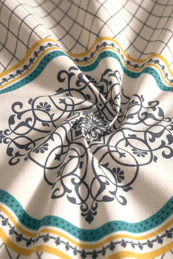 Safran Luxe Kitchen & Dining Tablecloth – 150 x 250 cm