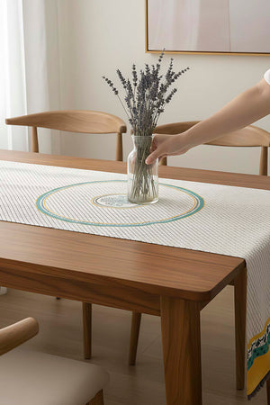 Safran Luxe Linen Runner 45 × 140 cm