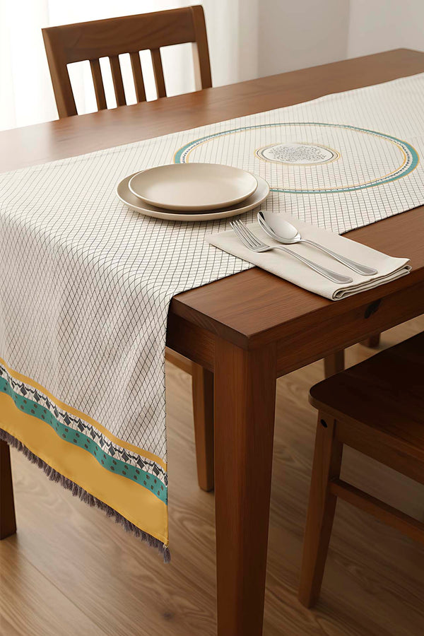 Safran Luxe Linen Runner 45 × 140 cm