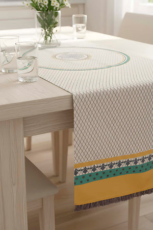 Safran Luxe Linen Runner 45 × 140 cm